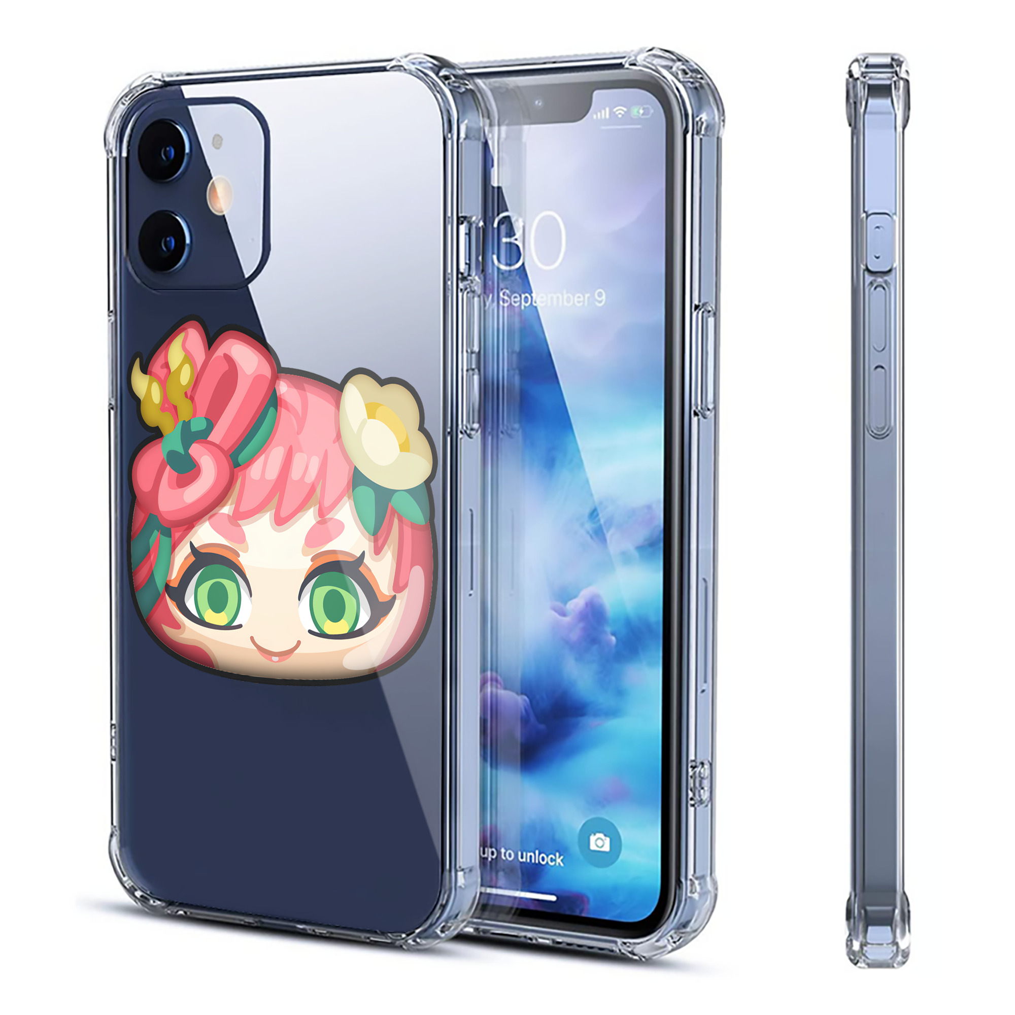 （画像用） 妖怪ウォッチ Yo-kai Watch 【iPhone 12シリーズ対応】透明スマホケース（クリアソフトケース）